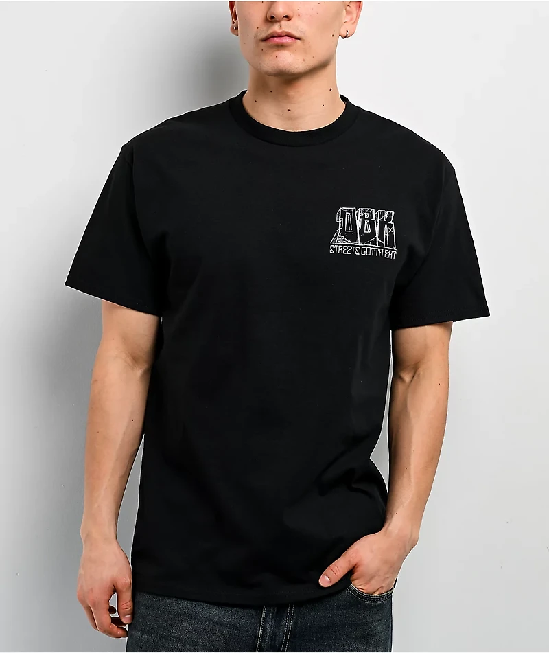 Dirt Bike Kidz Streets Gotta Eat Black T-Shirt