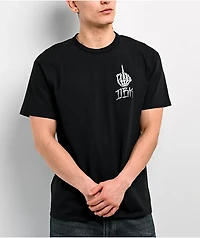 Dirt Bike Kidz Till The Wheels Fall Off Black T-Shirt