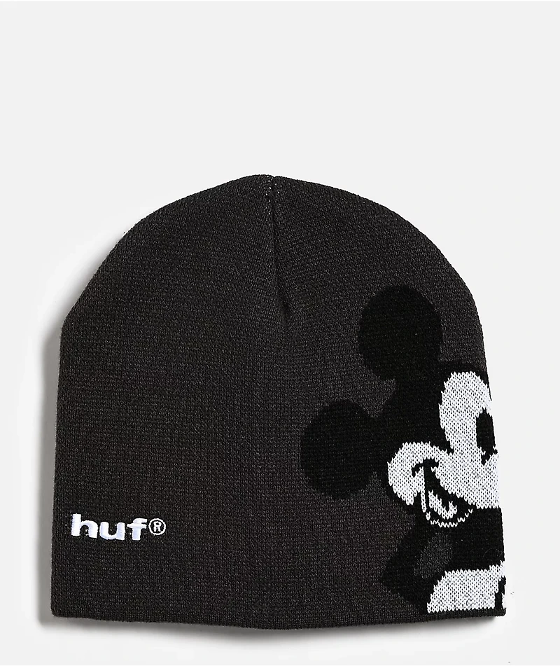Disney x HUF Mickey Mouse Charcoal Skully Beanie