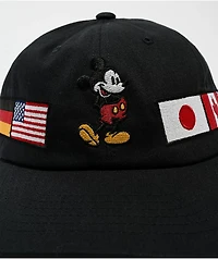 Disney x HUF Mickey Mouse World Tour Navy Snapback Hat