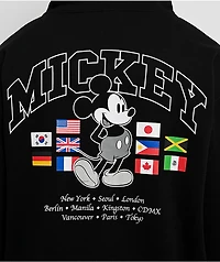 Disney x HUF Mickey Mouse Worldwide Tour Black Zip Hoodie