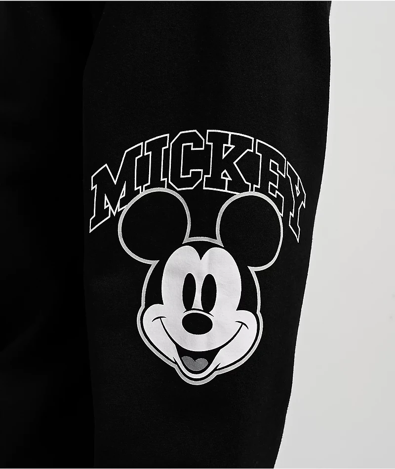 Disney x HUF Mickey Mouse Worldwide Tour Black Zip Hoodie