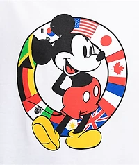 Disney x HUF Mickey Mouse Worldwide White T-Shirt