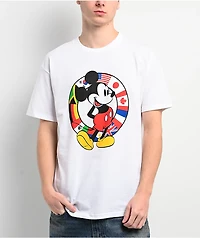 Disney x HUF Mickey Mouse Worldwide White T-Shirt