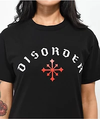 Disorder Arch Logo Black T-Shirt