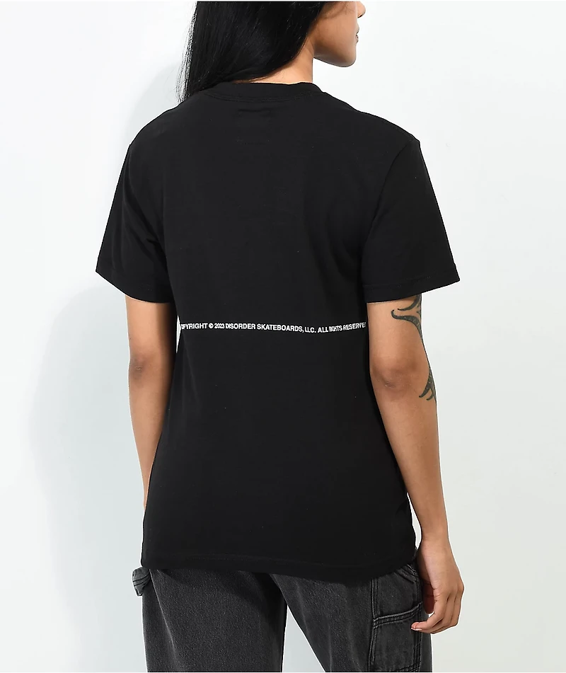 Disorder Arch Logo Black T-Shirt