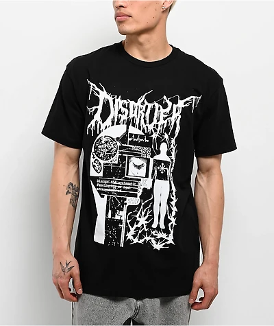 Disorder Chaos In Mind Black T-Shirt