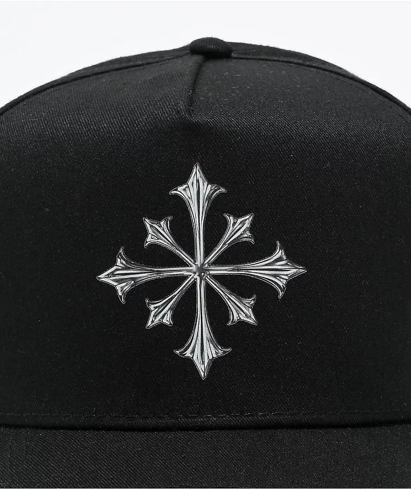 Disorder Logo Black Snapback Hat