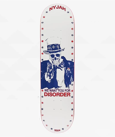 Disorder Nyjah We Want You 8.125" Skateboard Deck
