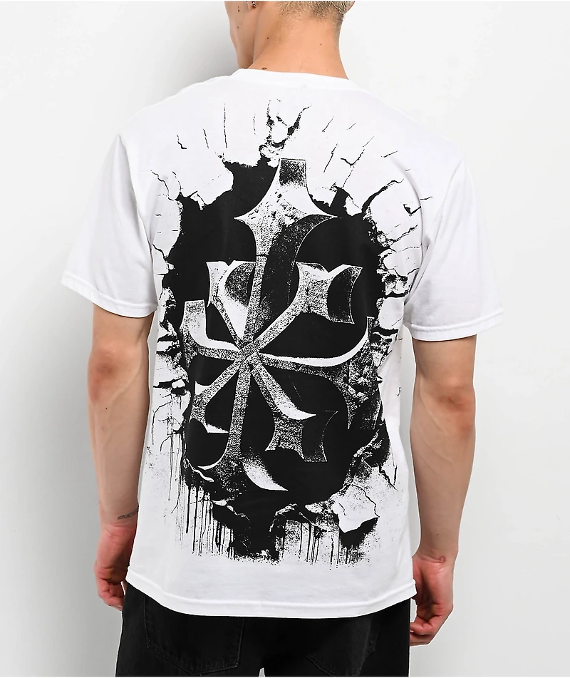 Disorder Shattered White T-Shirt