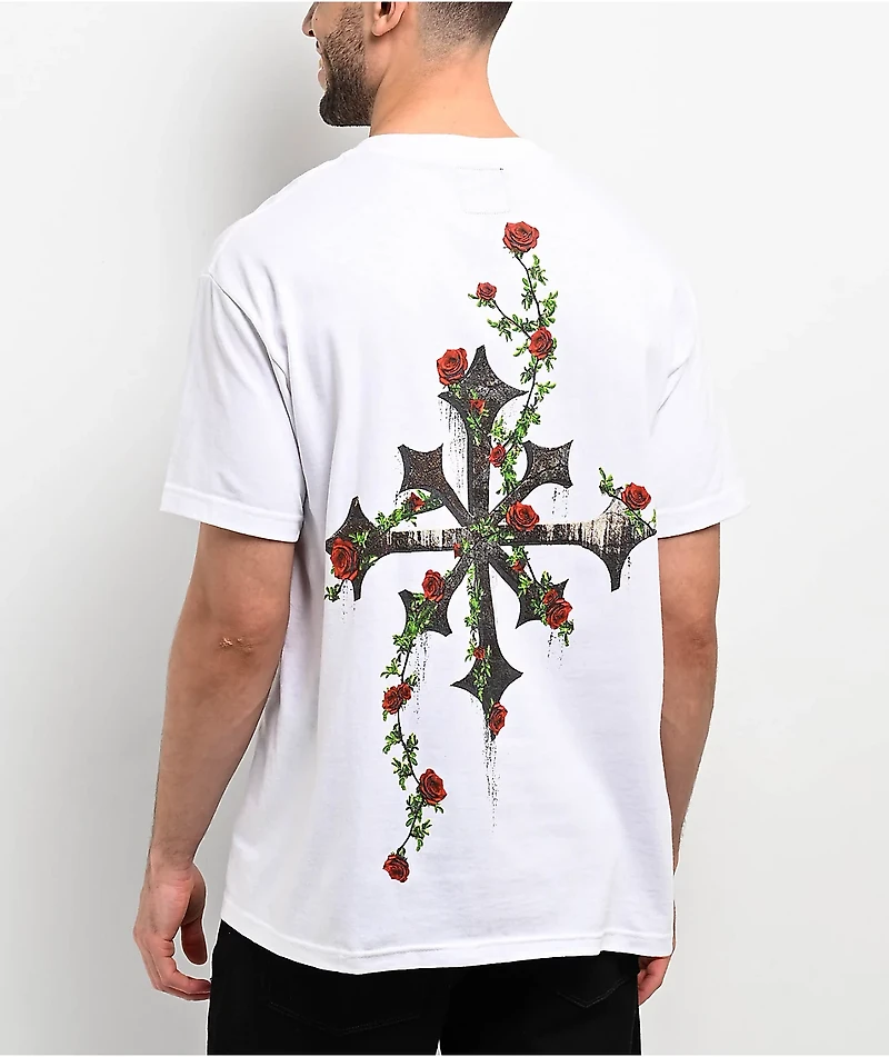 Disorder Stone Rose White T-Shirt