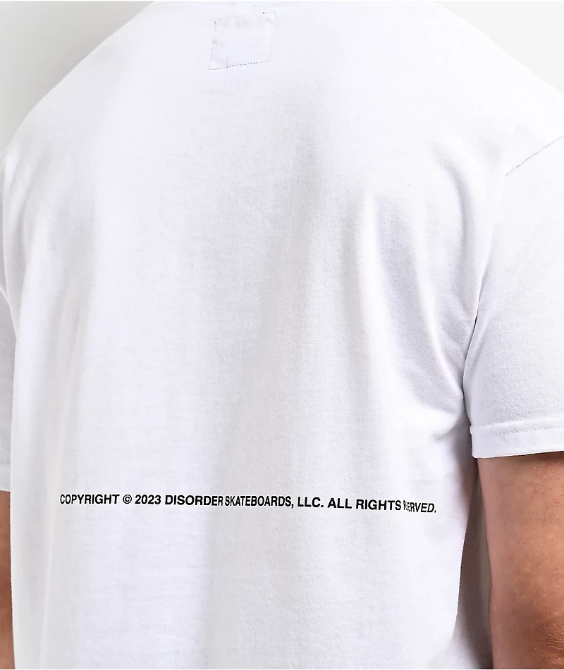 Disorder Triple Eyez White T-Shirt