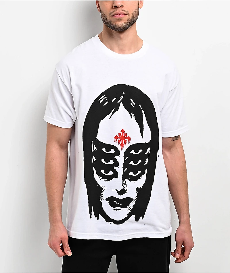 Disorder Triple Eyez White T-Shirt