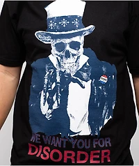 Disorder We Want You Black T-Shirt
