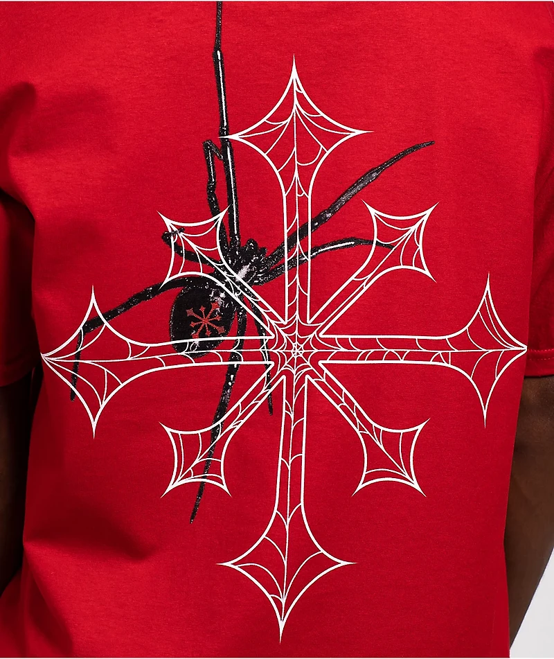 Disorder Webbed Red T-Shirt