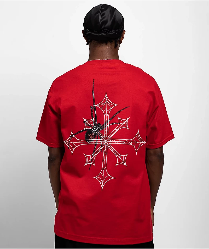 Disorder Webbed Red T-Shirt