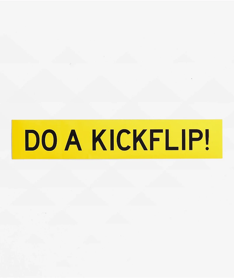 Do A Kickflip! Assorted Sticker