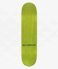 Do A Kickflip Black 8.0" Skateboard Deck