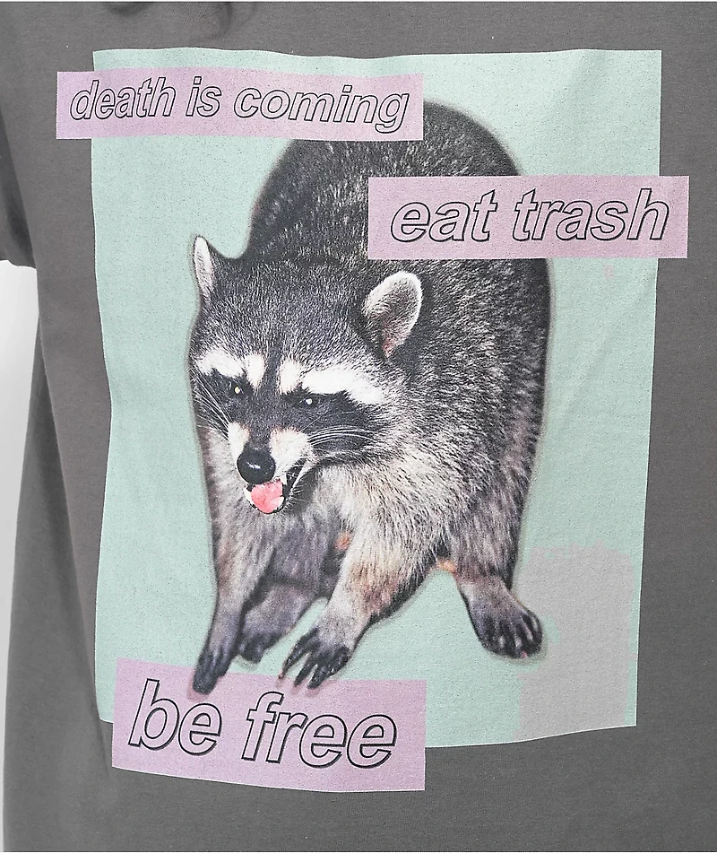 Dogecore Death Comes Black Wash T-Shirt