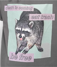 Dogecore Death Comes Black Wash T-Shirt