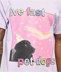 Dogecore Live Fast Lavender T-Shirt