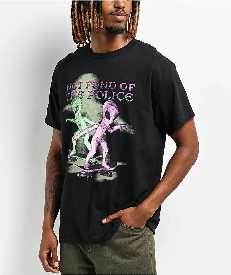 Dogecore Not Fond Black T-Shirt