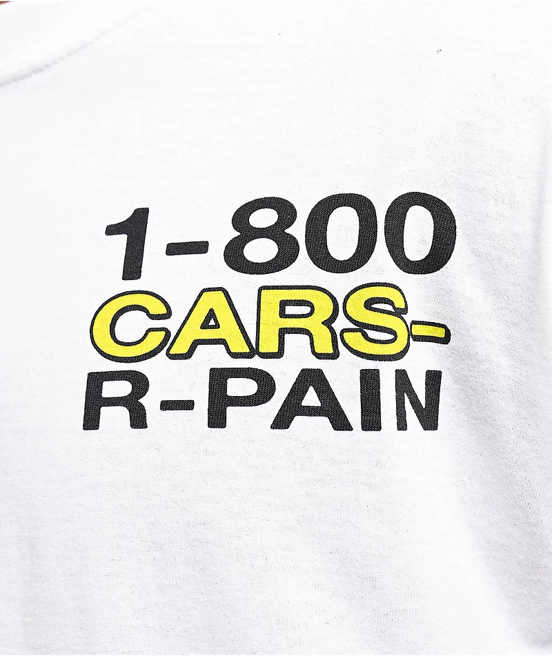 Donut 1-800 Cars R Pain White T-Shirt