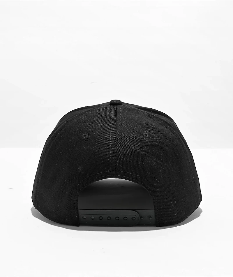 Donut Black Snapback Hat