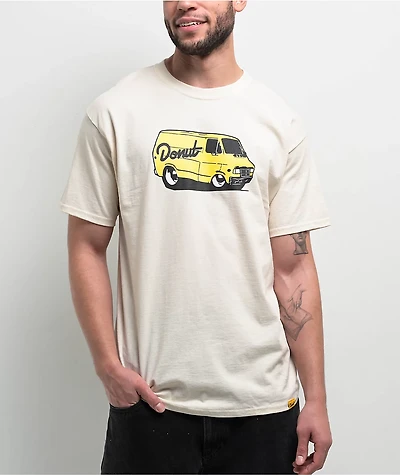 Donut Merch Van Natural T-Shirt