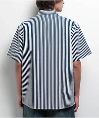 Donut Performance Parts White & Blue Work Shirt