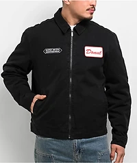 Donut Racing USA Black Canvas Jacket