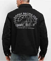 Donut Racing USA Black Canvas Jacket