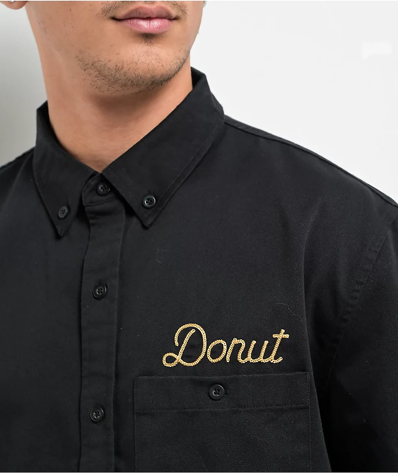 Donut Work With Your Hands Black Shirt