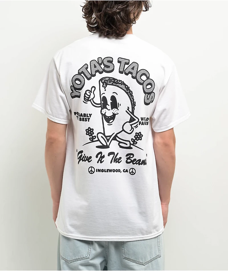 Donut Yota's Tacos White T-Shirt