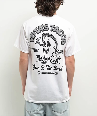 Donut Yota's Tacos White T-Shirt