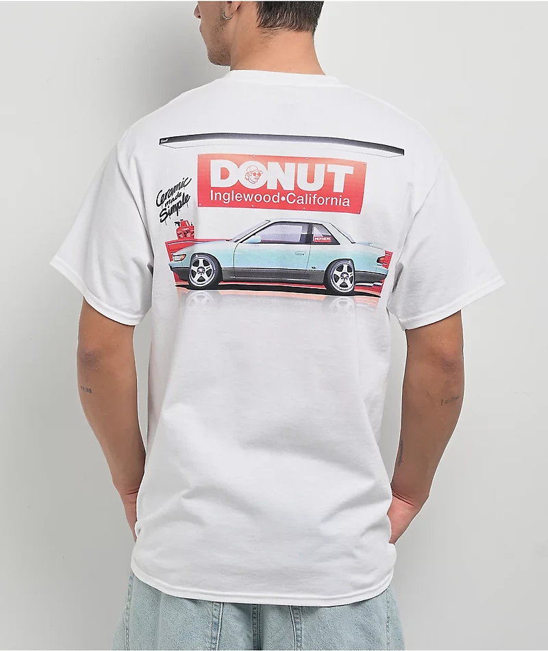 Donut x Mothers Car Care White T-Shirt