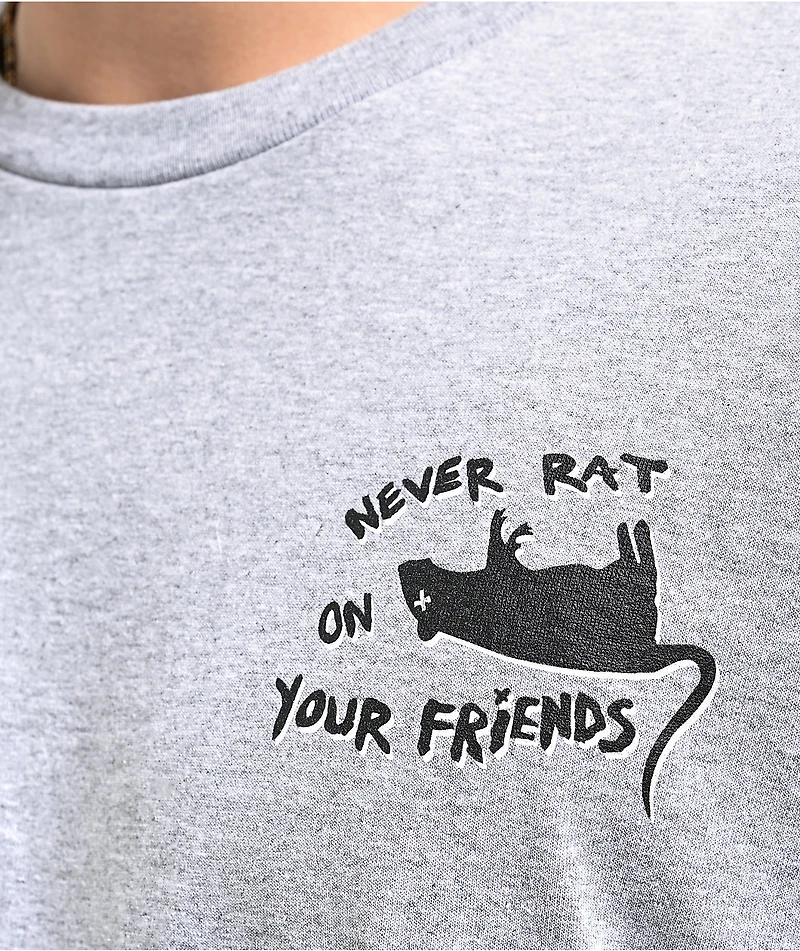 Doom Sayers Never Rat Grey T-Shirt