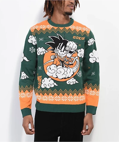 Dragon Ball Z Goku Green Sweater