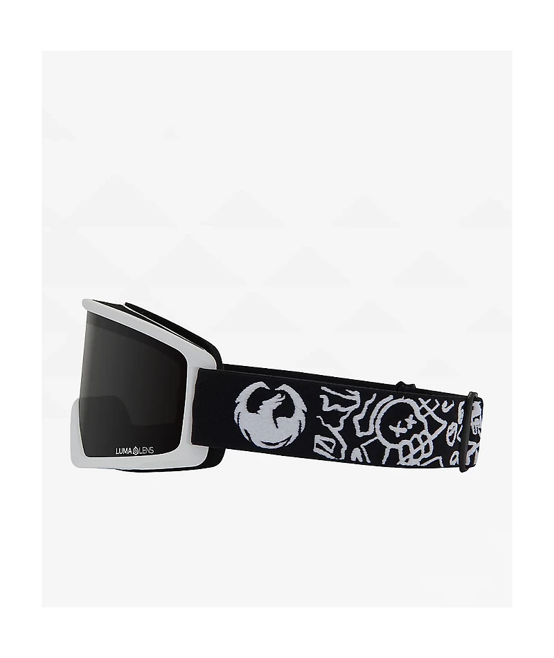Dragon Benchetler DX3 OTG White & Midnight Snowboard Goggles