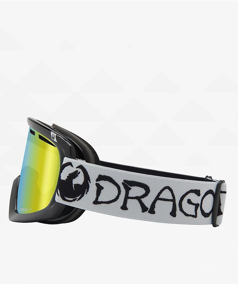 Dragon D1 OTG Classic Grey & Gold Snowboard Goggles