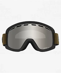 Dragon D1 Old Skool Olive & Silver Ion Snowboard Goggles