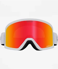 Dragon DX3 Plus White, Black & Red Ion Snowboard Goggles