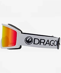 Dragon DX3 Plus White, Black & Red Ion Snowboard Goggles