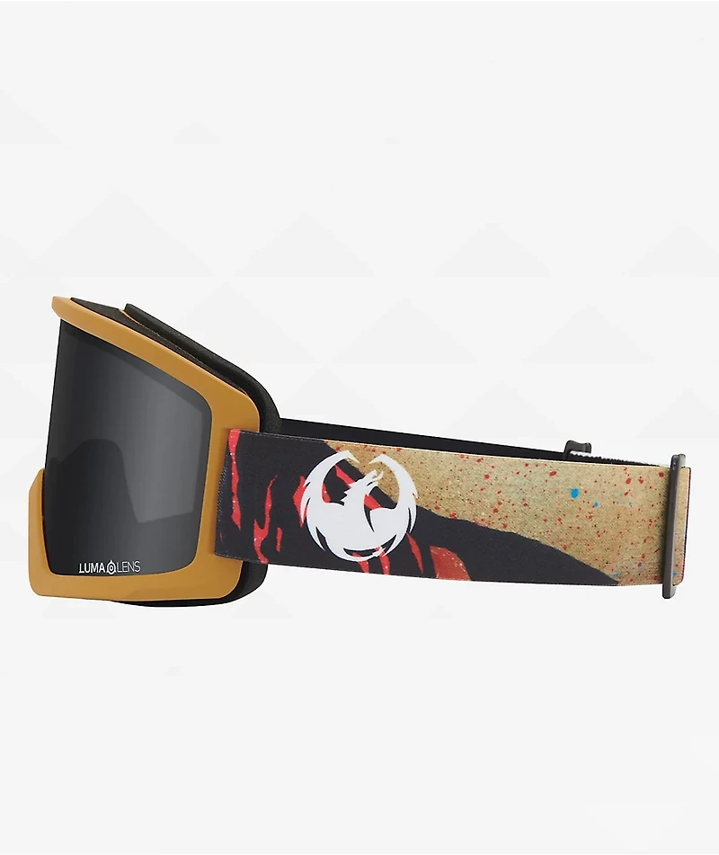 Dragon Iguchi DX3 L OTG Red & Dark Smoke Snowboard Goggles
