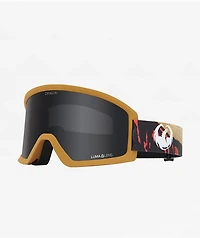Dragon Iguchi DX3 L OTG Red & Dark Smoke Snowboard Goggles
