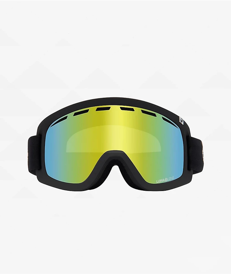 Dragon Mikkel D1 OTG Black & Gold Ion Snowboard Goggles