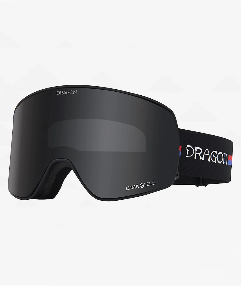 Dragon NFX2 Blake Paul Lumalens Dark Smoke & Violet Snowboard Goggles