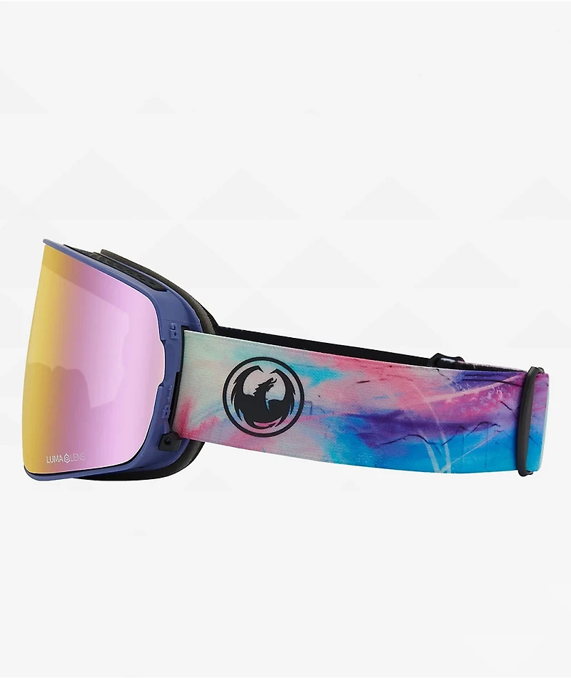 Dragon NFX2 Sunset & Pink Ion Snowboard Goggles