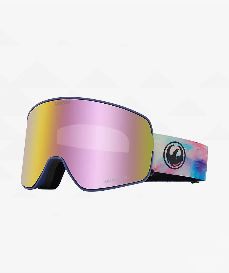Dragon NFX2 Sunset & Pink Ion Snowboard Goggles