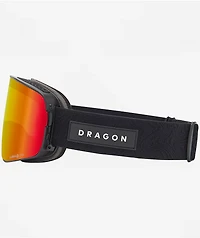 Dragon NFX2 Vantas Black & Red Ion Snowboard Goggles